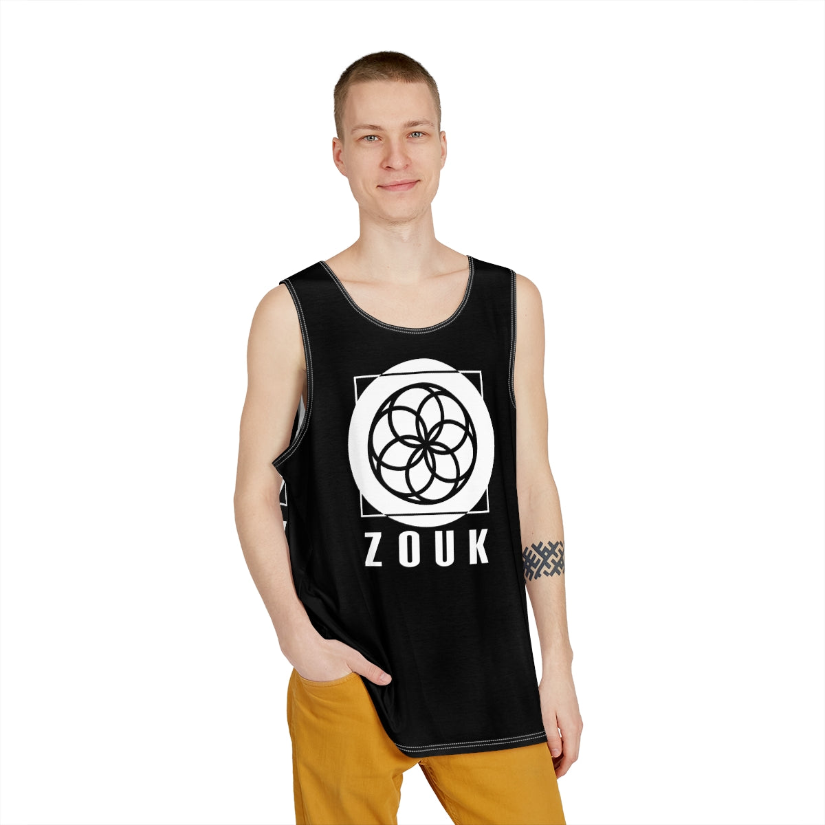 Seed of Life (Black) - Men's All Over Print Tank
